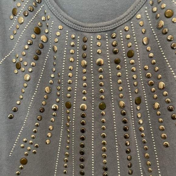 Vigoss stew-blue studded racer-back tank - Picture 2 of 2